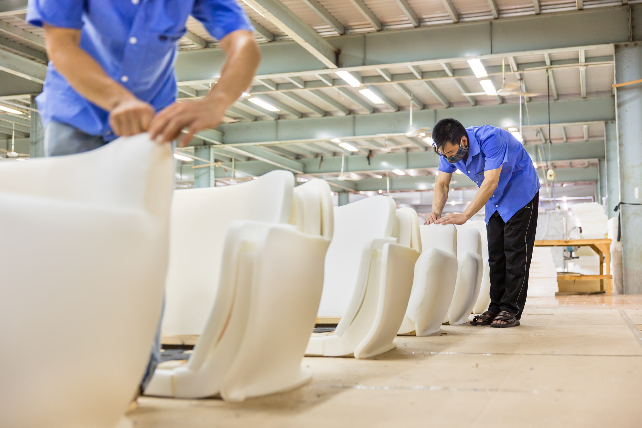 Ho Chi Minh City Photographer Ehrin Macksey produces Corporate, Industrial photography for furniture Manufacture. Photography by Ehrin Macksey.