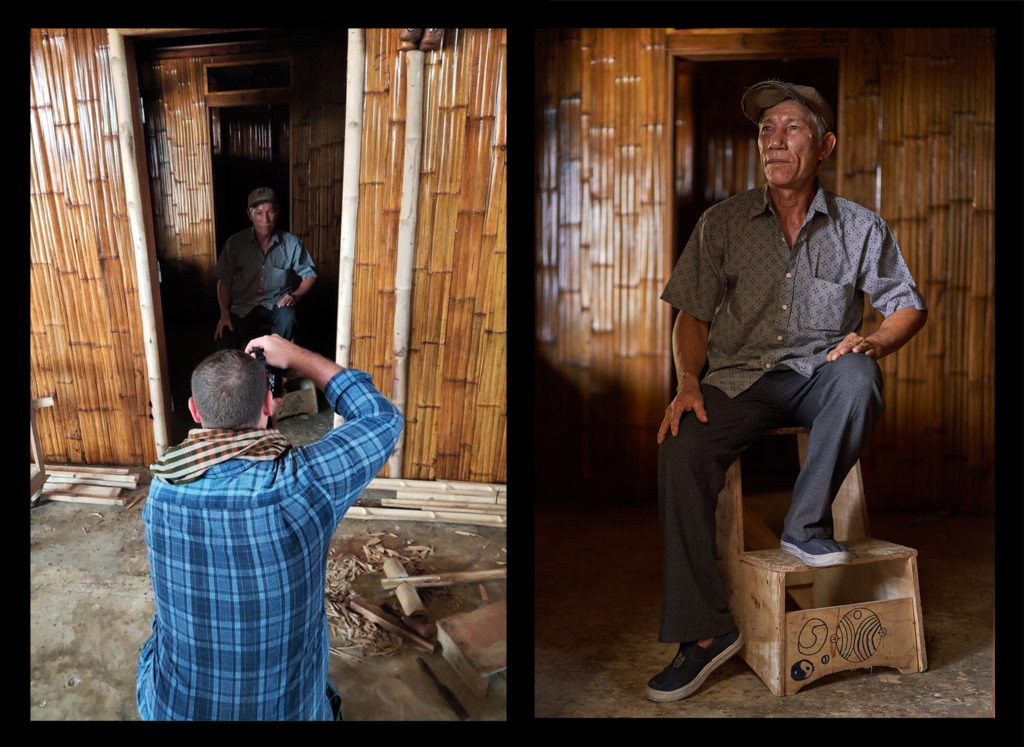 Behind the scenes: EM Productions photographer on set for the Bamboo Living shoot