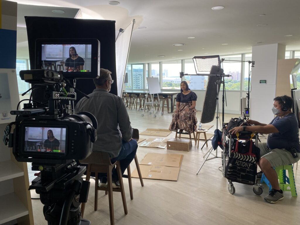 singapore recruitment video high rise corporate shoot